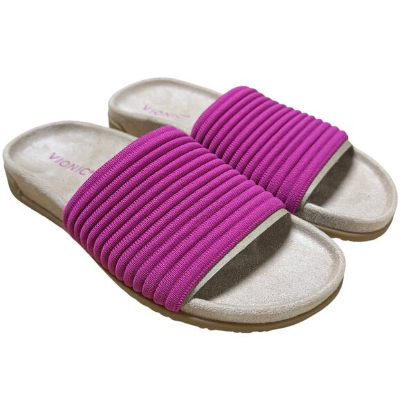 Vionic Shoes - Vionic Evie Knit Slide Sandal Rose Violet Women's Size 6.5 New in Box Condition